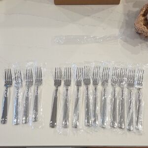 Elegant Silver Fork Set